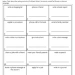 Informal Vs Formal Worksheet Have Fun Teaching