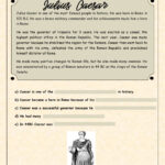 Julius Caesar Worksheet