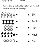 Kindergarten Beginners French Worksheet Printable French Worksheets