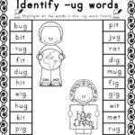Kindergarten Language Arts Worksheets Db Excel