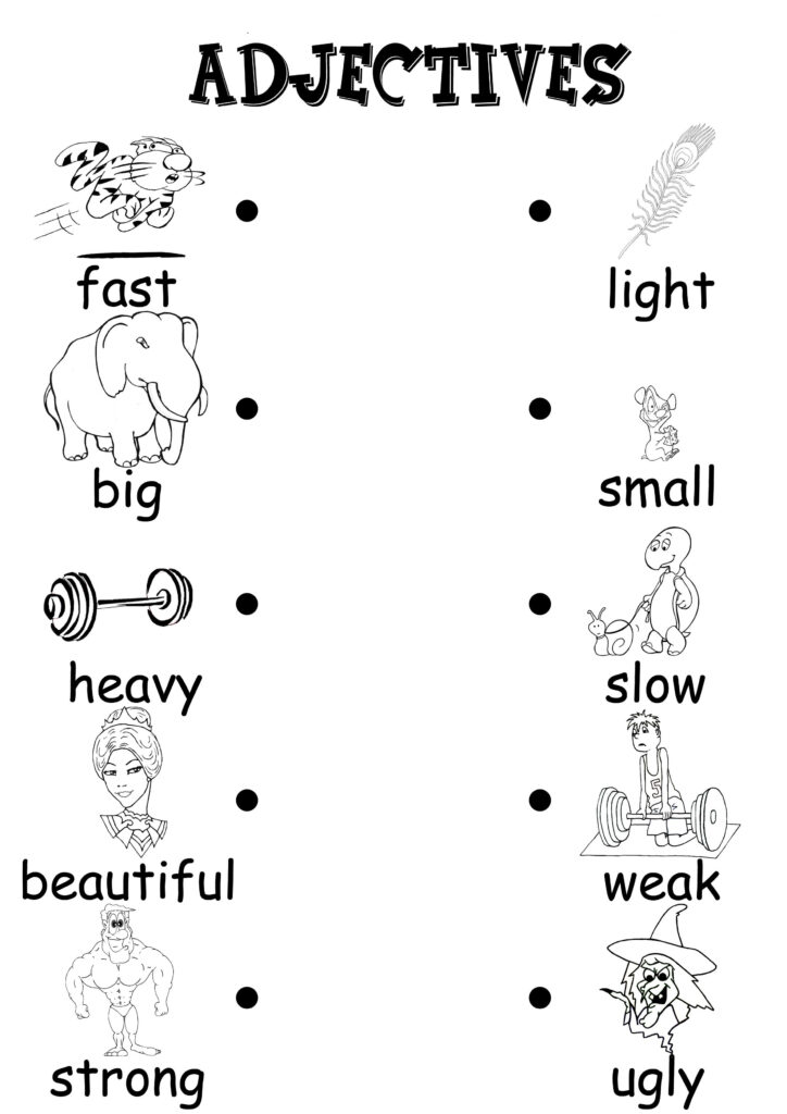 English Language Worksheets For Kindergarten | Language Worksheets