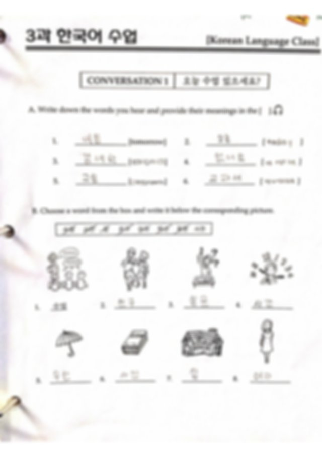 Korean 002 Lesson 3 Worksheet With Answers 11 4 V W 3 1 1 Korean 