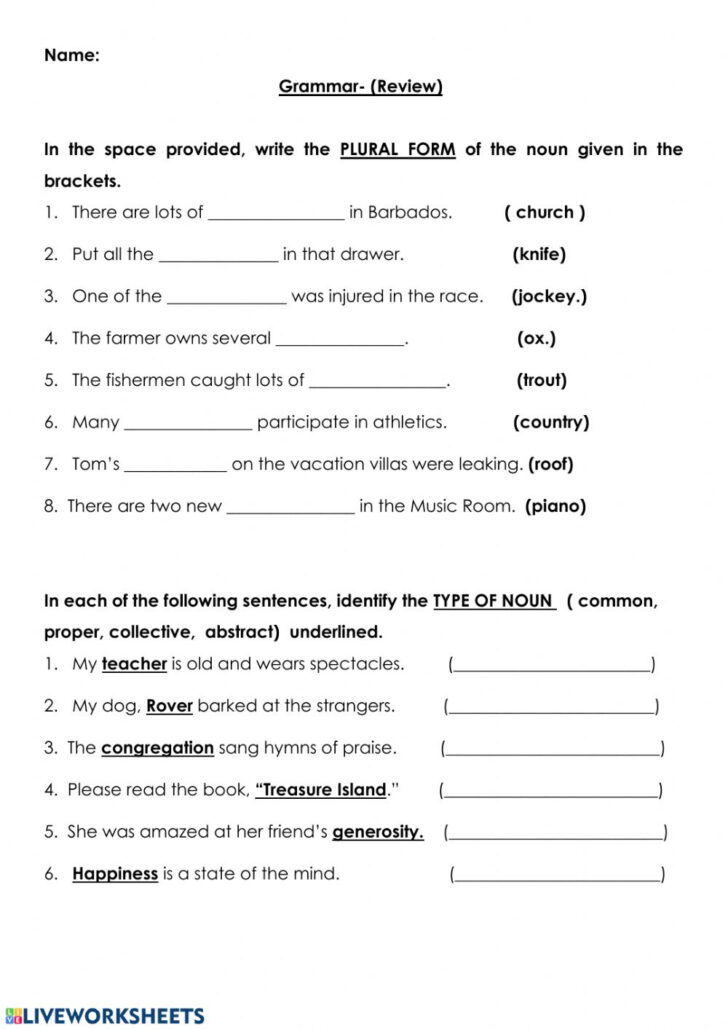 12th Grade Language Arts Worksheets