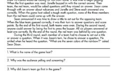 Language Arts Grade 3 Reading Comprehension Twin Sisters