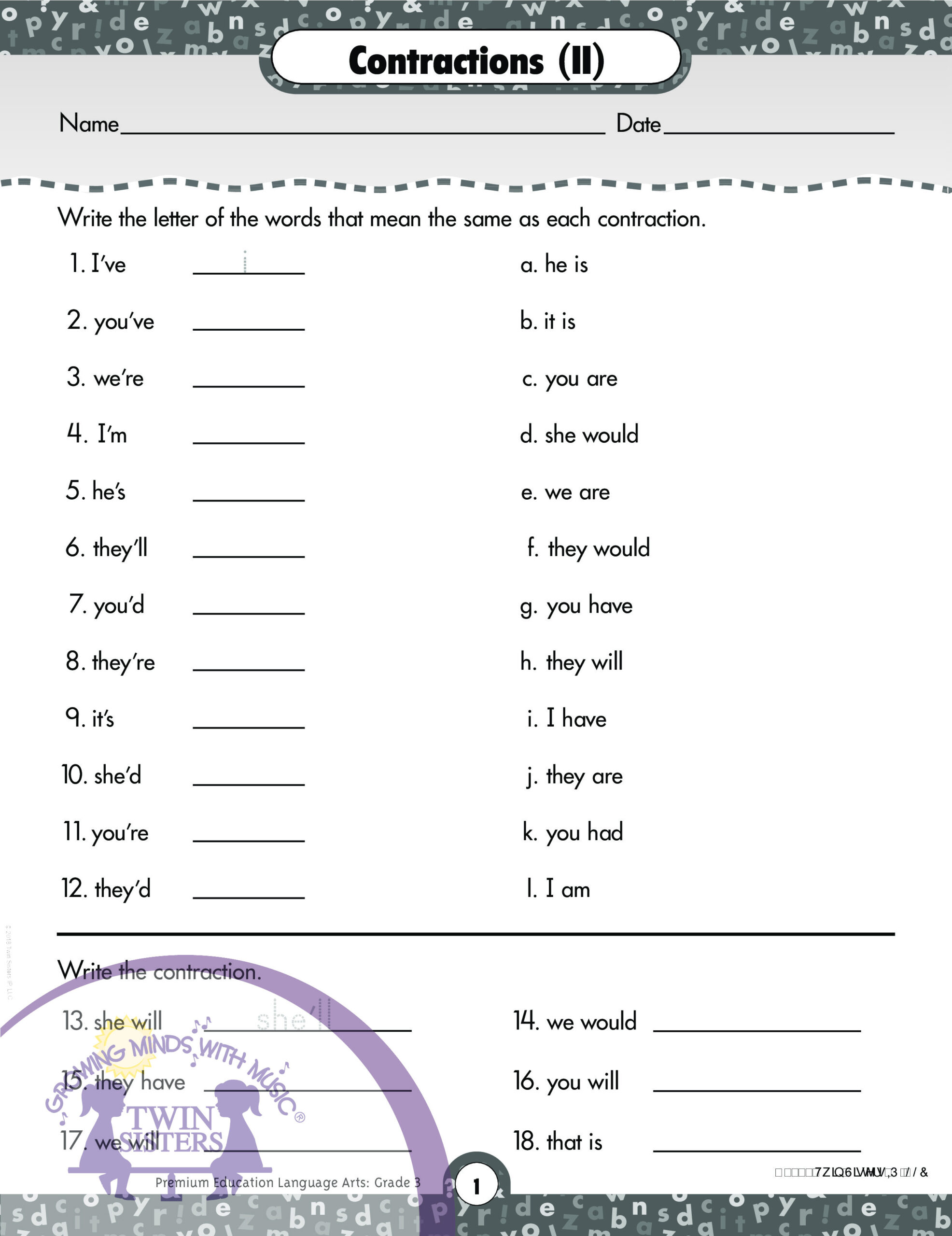 grade 3 language arts curriculum