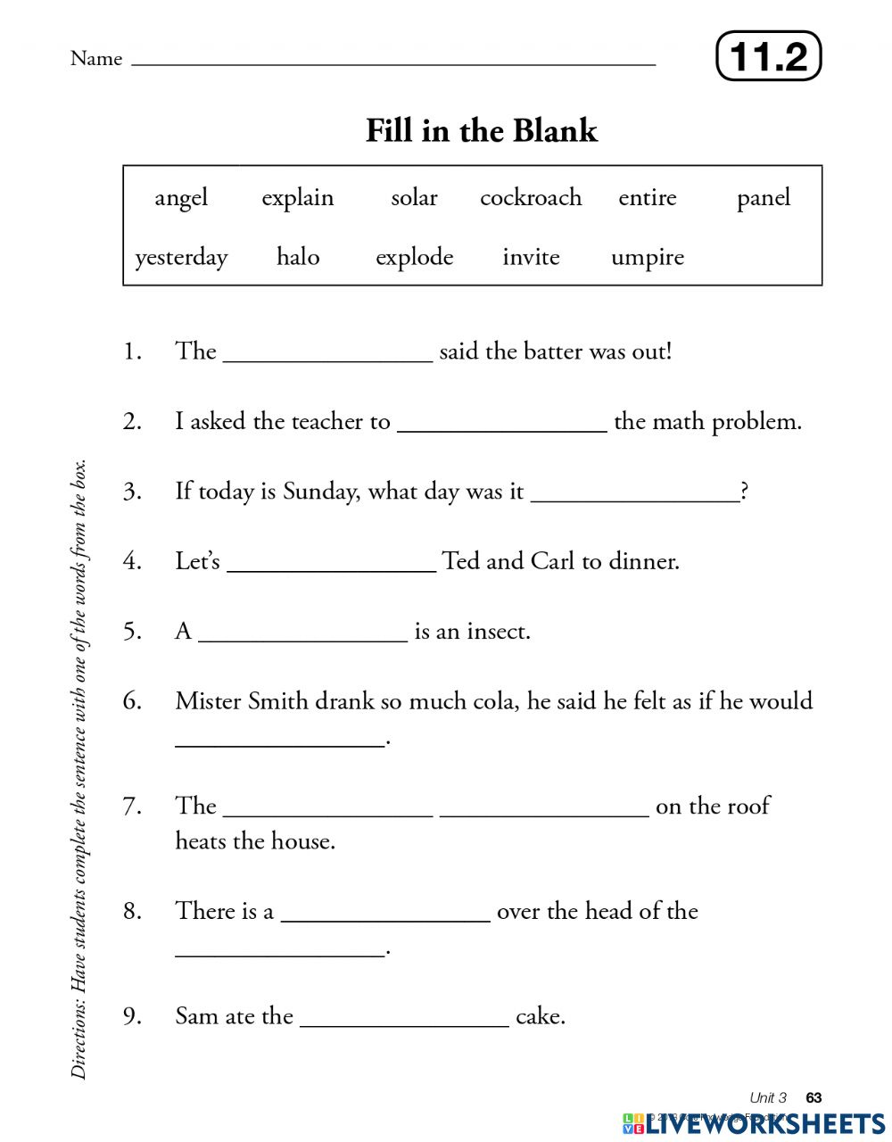 Language Arts Worksheets 2Nd Grade Wonders Second Grade Unit Three 