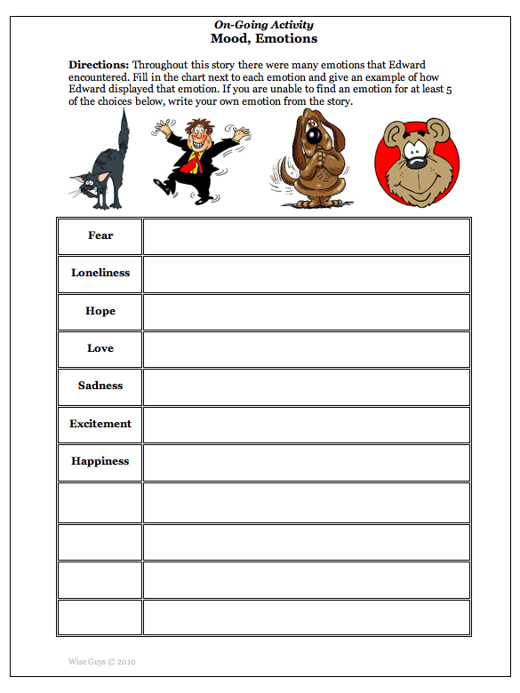 Language Arts Worksheets 4th Graders