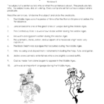 Language Handbook 8 Sentences Worksheet 5 Finding Subjects And