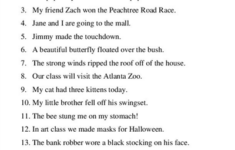 Language Handbook 8 Sentences Worksheet 5 Finding Subjects And