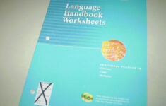 Language Handbook Worksheets Grade 6 Elements Of Literature Series EBay