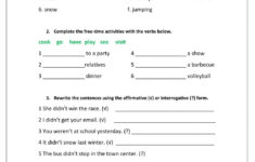 Language Skills Review Worksheet