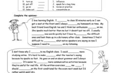 Learning A Foreign Language Phrasal Verbs English ESL Worksheets For