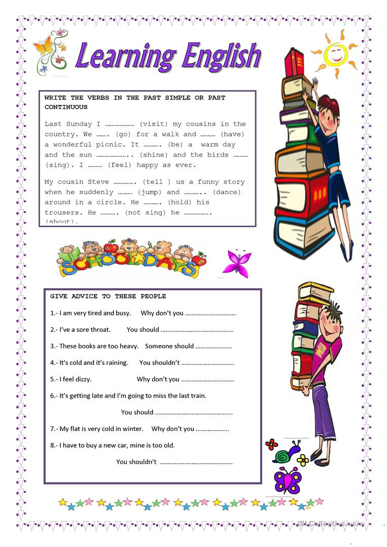 LEARNING ENGLISH Worksheet Free ESL Printable Worksheets Made By Teachers