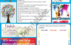 Learning Languages ESL Worksheet By Mar lia Gomes