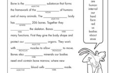 Mad Lib Parts Of Speech Practice English Worksheets For Kids