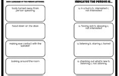 Made Using Everyday Speech s Worksheet Creator Body Language Clues