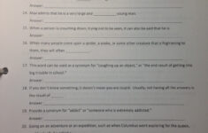 Mr Trumble s Blog Day 10 9 1916 Figurative Language Vocabulary