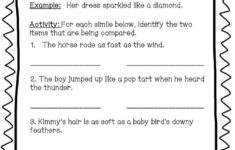 No Prep Figurative Language Practice Sheets Grades 4 8 Figurative