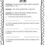 No Prep Figurative Language Practice Sheets Grades 4 8 Figurative