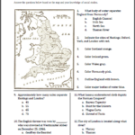 Norman Conquest Map Worksheet Free To Print PDF File