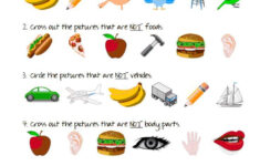 Not Cross Out Items pdf With Images Speech Therapy Worksheets