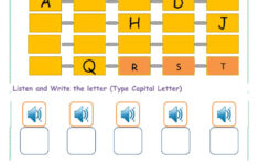 Nursery Alphabet 2 Worksheet