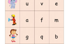 Nursery English Worksheet Final Worksheet