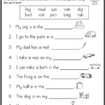 Phonics Worksheet For Class 1 Kind Worksheets