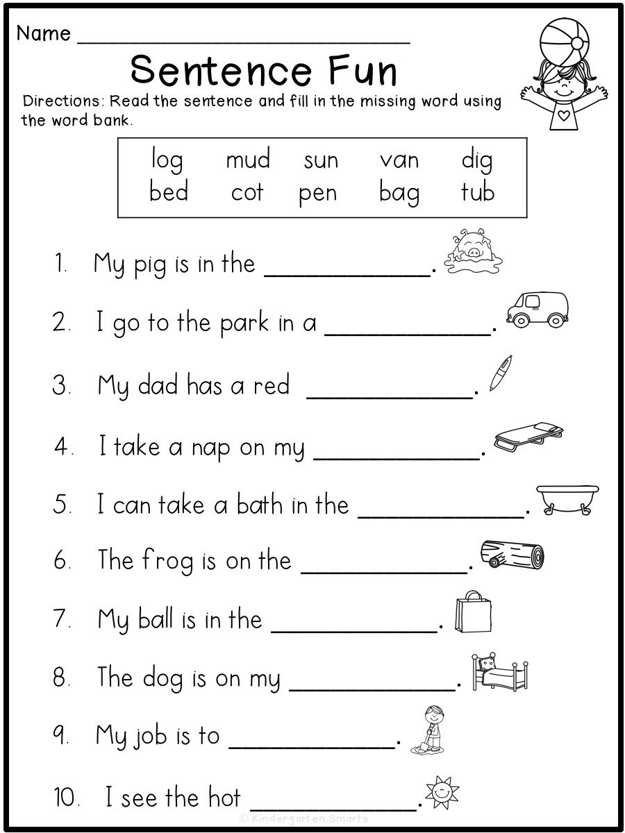 Phonics Worksheet For Class 1 Kind Worksheets