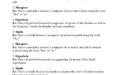 Poetic Devices Worksheet 1 Answers Worksheet