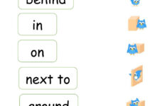 Positional Words Interactive Worksheet