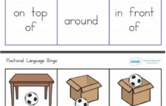 Positional Words Preschool Worksheets Grade Year 1 Year 3 Subject Efl