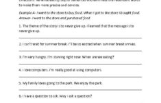 Precise And Concise Words L 7 3a Language Worksheet Language Arts