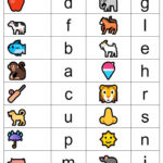 Prek English Worksheet Match Starting Alphabets Lowercase Alphabet