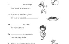 Primary 1 Language Usage English Worksheet OpenSchoolbag