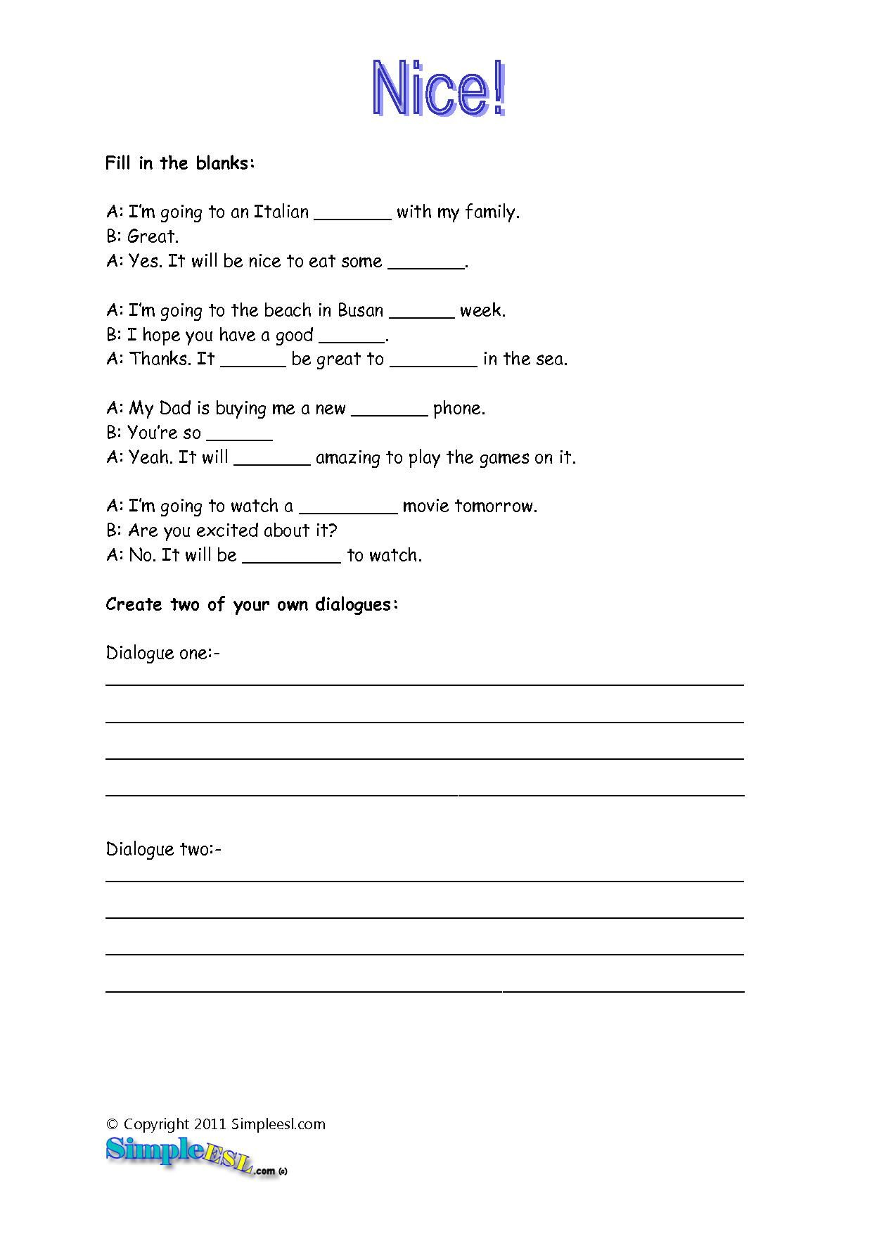 Printable English language Arts Worksheets From Super Teacher 