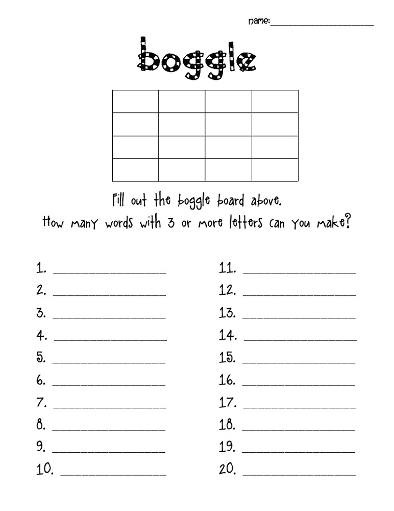 Worksheets For 10 Year Olds Language Worksheets