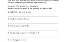 Printable Worksheets For 6Th Grade Language Arts Printable Worksheets