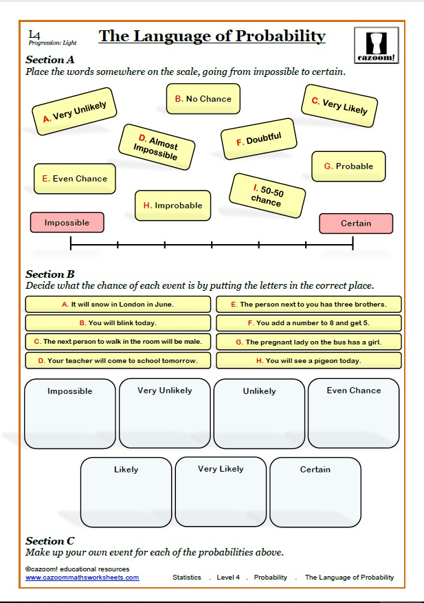 Probability Worksheets KS3 KS4 Probability Tree Questions Answers