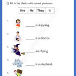Pronouns Worksheets For Grade 2 Your Home Teacher In 2021 2nd Grade