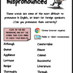 Pronunciation Interactive And Downloadable Worksheet You Can Do The