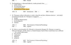Psychological Disorders Worksheet Answers Db excel