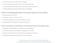 Quiz Worksheets Groups Of Language Development Theory Study