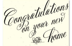 Real Estate New Home Congratulations On Seeded Paper New Home By