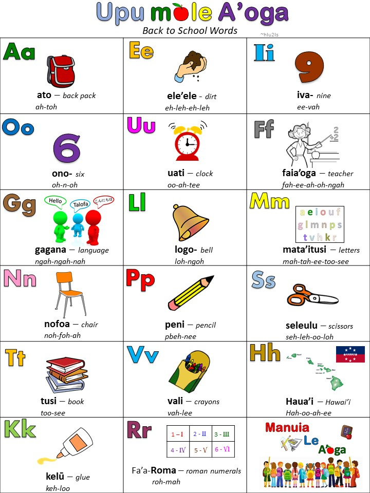 Samoan For Kids Samoan Alphabet Free Printable Activity Worksheets 