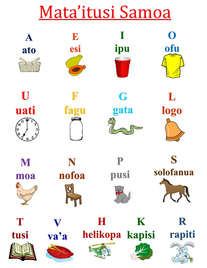 Samoan For Kids Samoan Alphabet Free Printable Activity Worksheets 