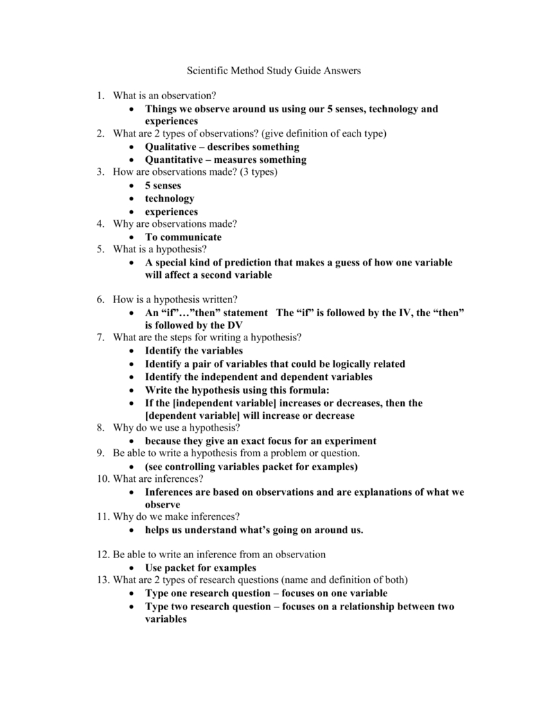 Scientific Method Worksheet Answer Key Db excel