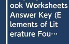 Sell Buy Or Rent Language Handbook Worksheets Answer Key Elements