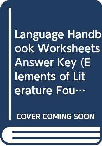 Sell Buy Or Rent Language Handbook Worksheets Answer Key Elements 