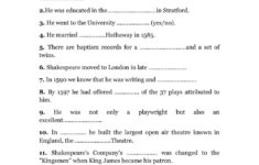 Shakespeare Interactive Activity